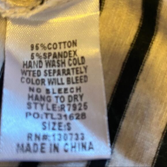 Altar’d State NWOT  Striped Dress w/ Faux Suede Collar & Elbow Patches. Sz S - Picture 5 of 7